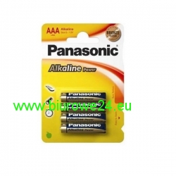 BATERIA PANASONIC ALKALINE POWER AAA LR03  (4szt)
